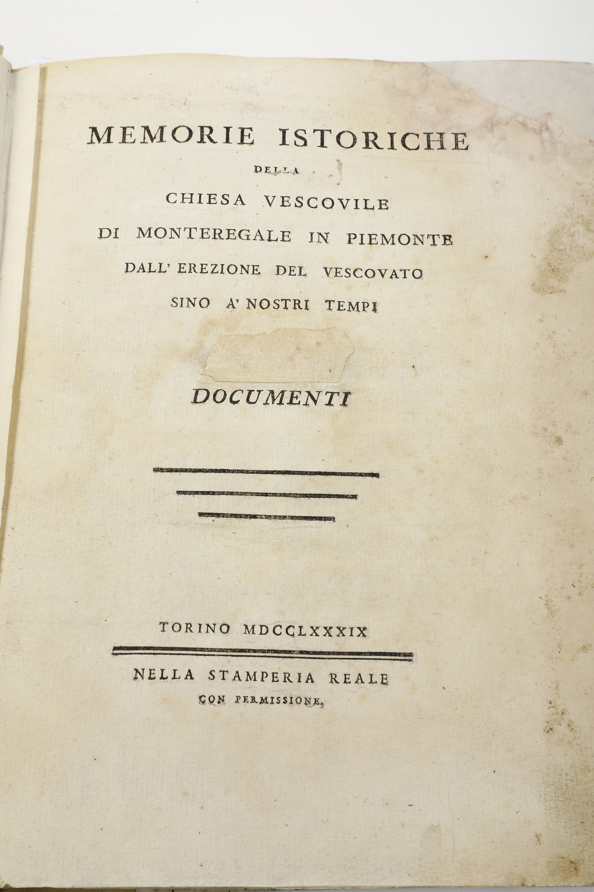 Gioachino Grassi di Santa Cristina Memorie Istoriche della Chiesa Vescovile di Monteregale in Pie...