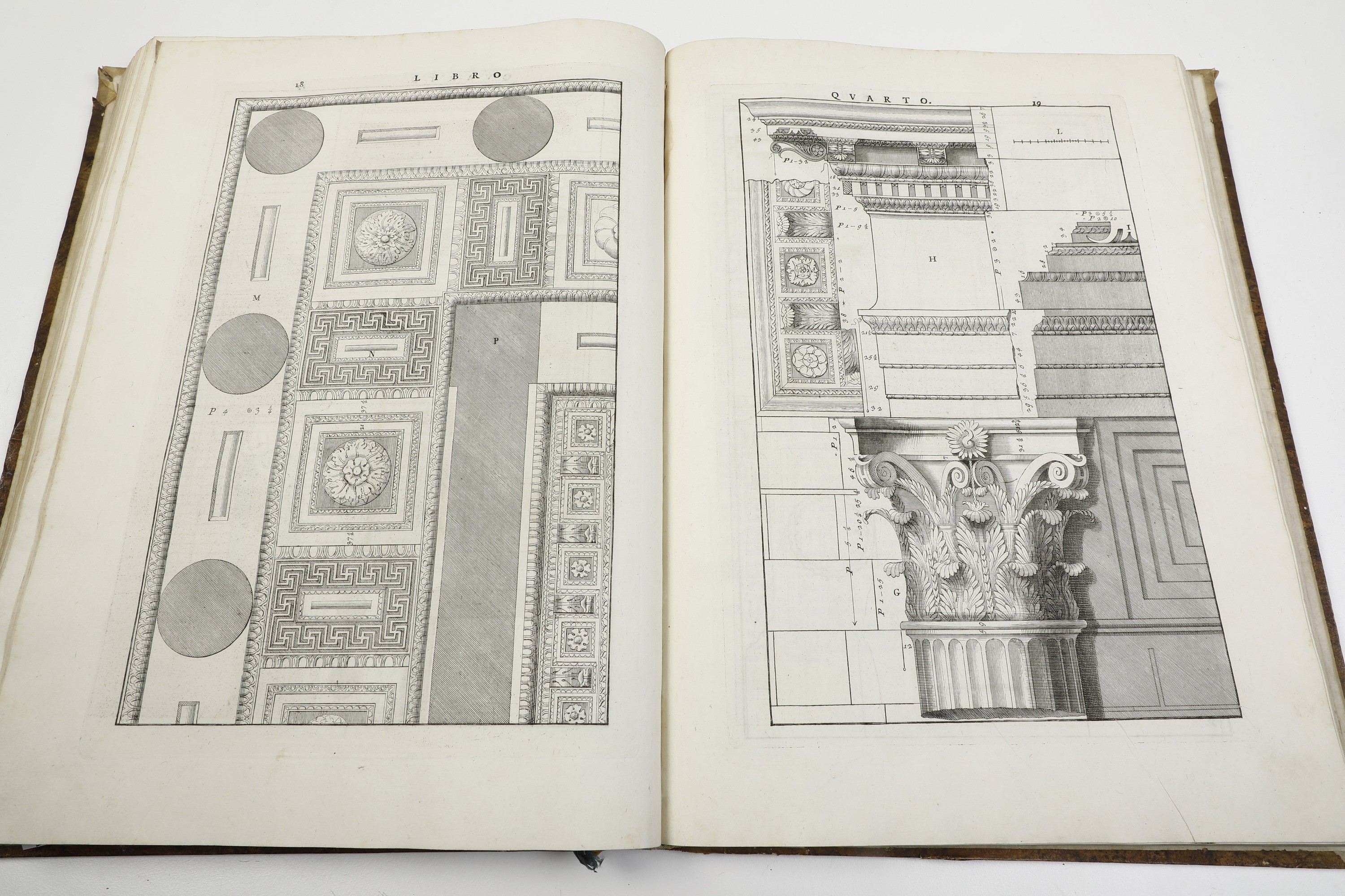 Palladio Andrea (1508-1580) i Quattro Libri Dell'architettura..in Venetia, Appresso Domenico De' ...
