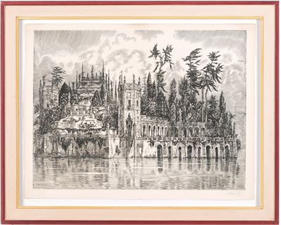 Albert Decaris (1901-1988) la Piéce D'eau