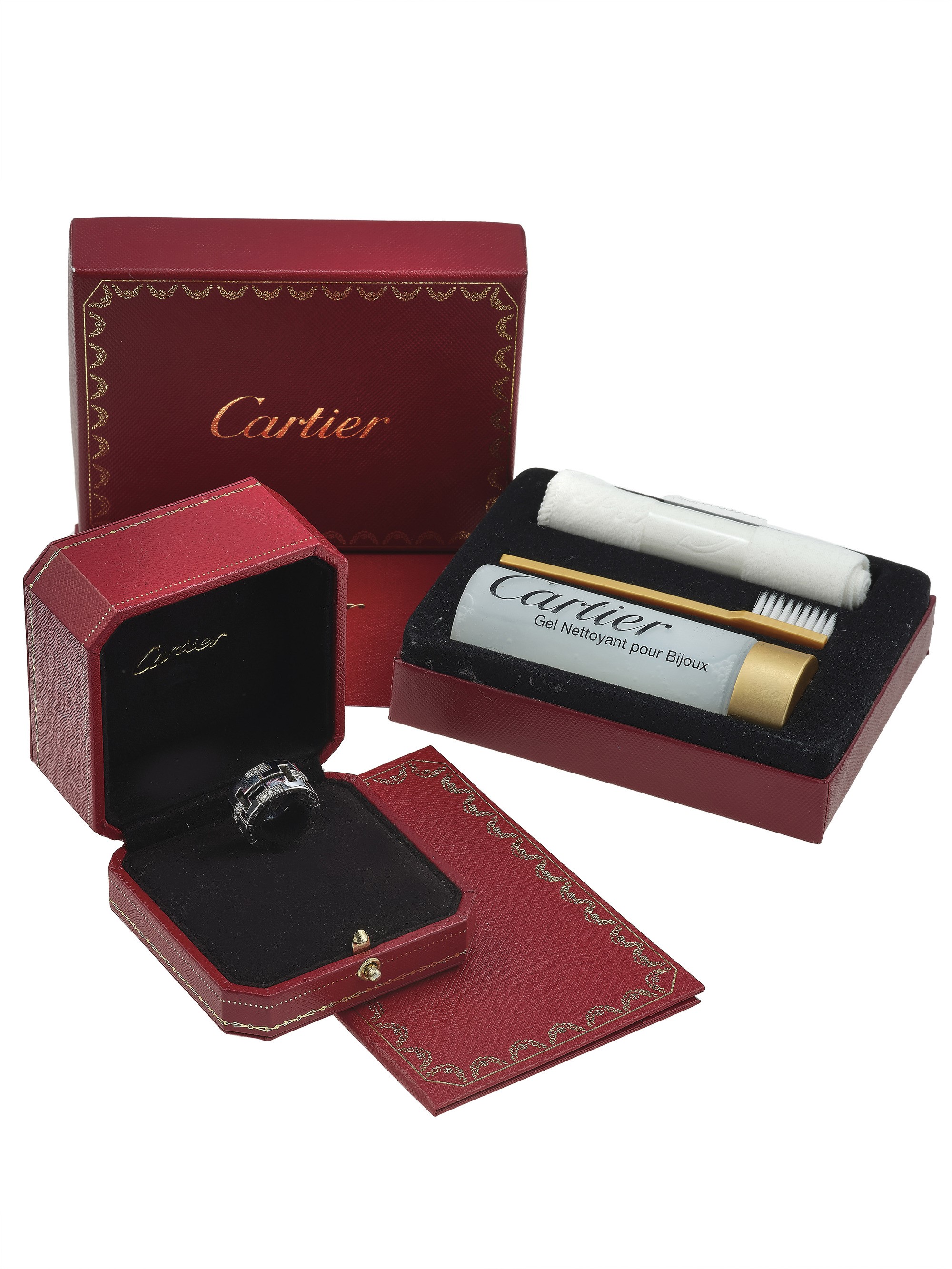 Cartier. Anello "le Baiser Du Dragon" con Diamanti e Smalto
