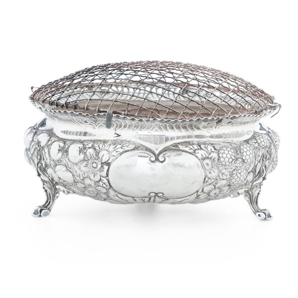 Fioriera. Città di Sheffield 1901, argentiere Harry Atkin