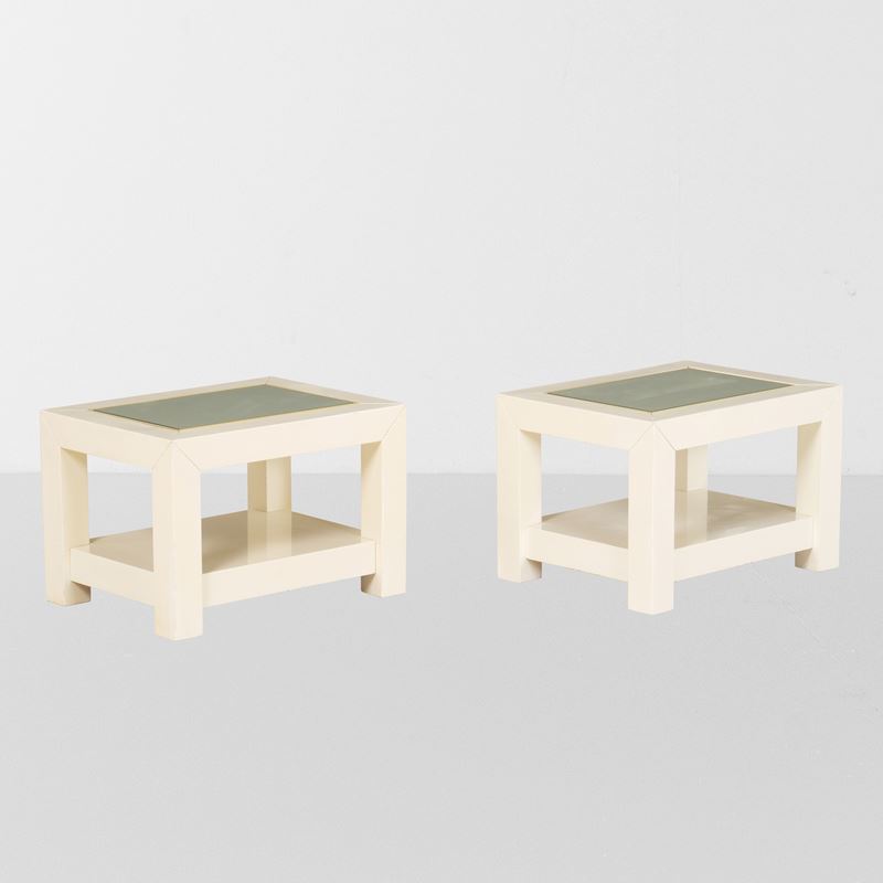 Due tavoli bassi  - Auction Design LAB - Cambi Casa d'Aste