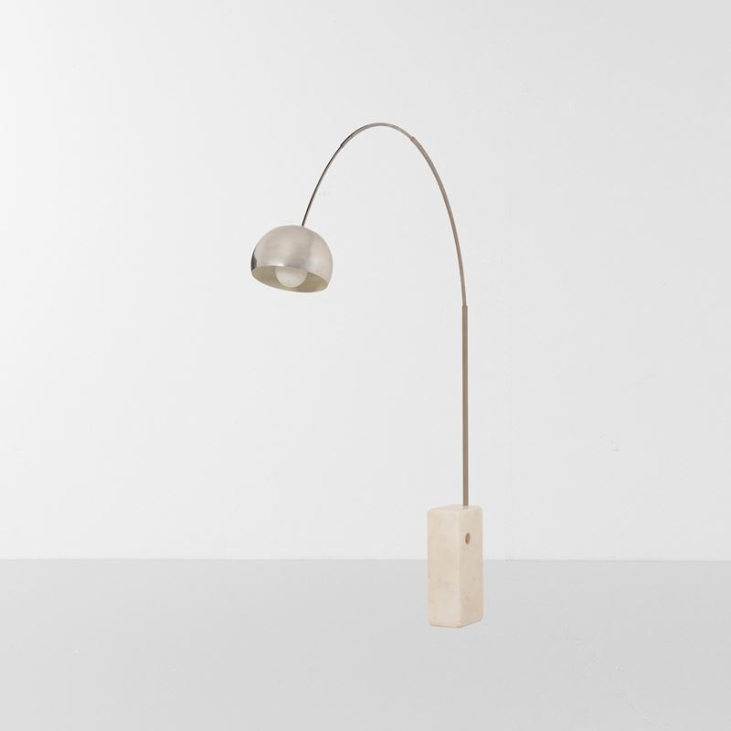 Achille e Piergiacomo Castiglioni : Lampada da terra mod. L'Arco  - Auction Design Lab - Cambi Casa d'Aste