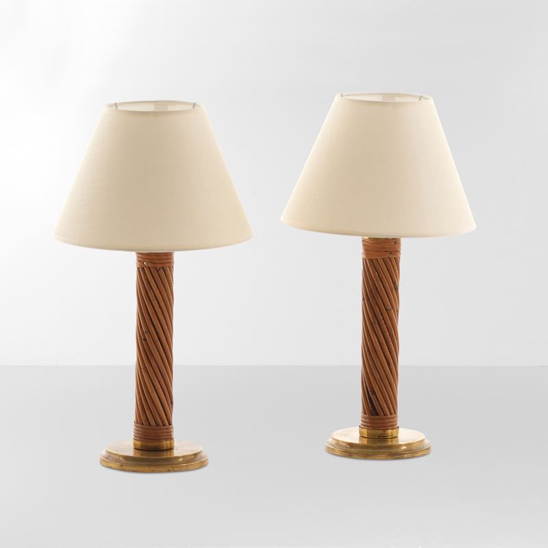 Vivai del sud : Due grandi lampade da tavolo.  - Auction Design LAB - Cambi Casa d'Aste