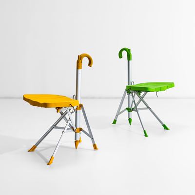 Due Sedie Pieghevoli Mod. Umbrella Chair