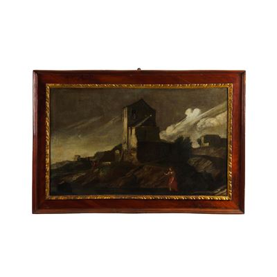 Paesaggio con Casolare e Figure