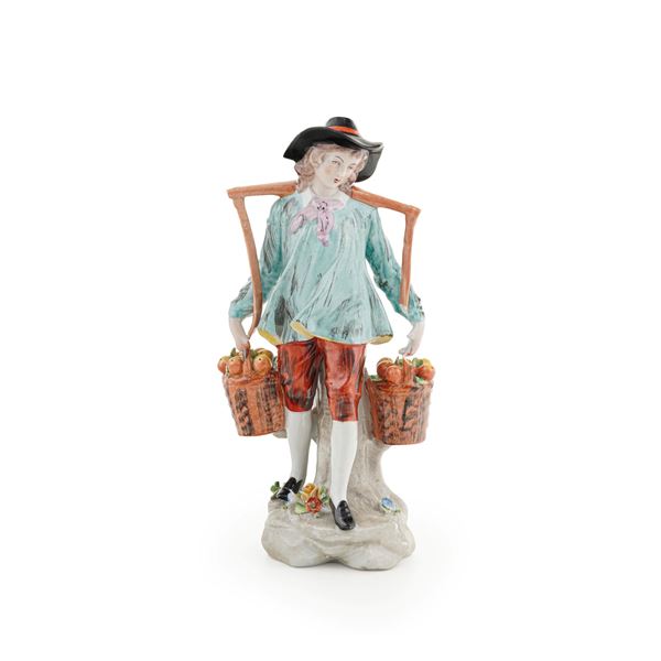 Figurina.<BR>Germania, Turingia, Manifattura di Sitzendorf, XX secolo.