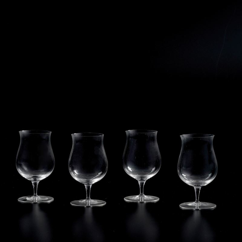 Otto calici da cognac, XX secolo.  - Asta Arredi per la Tavola - Cambi Casa d'Aste