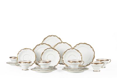 Servizio da Tè "pompadour". Germania, Manifattura Rosenthal, Circa Metà del XX Secolo.