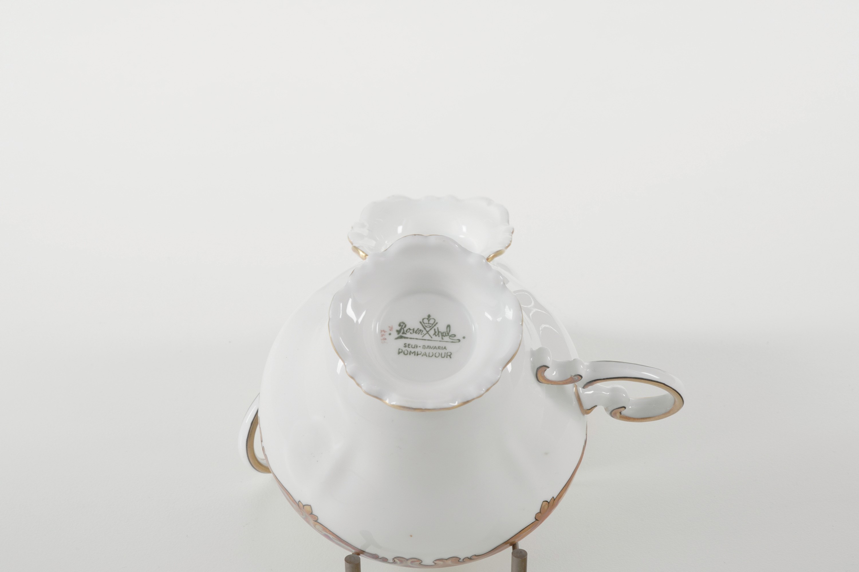 Servizio da Tè "pompadour". Germania, Manifattura Rosenthal, Circa Metà del XX Secolo.