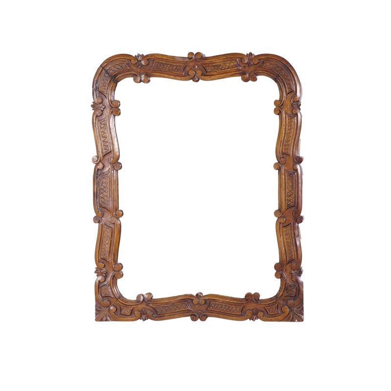 Specchiera in legno intagliato. (elementi antichi)  - Auction Antiques - Cambi Casa d'Aste