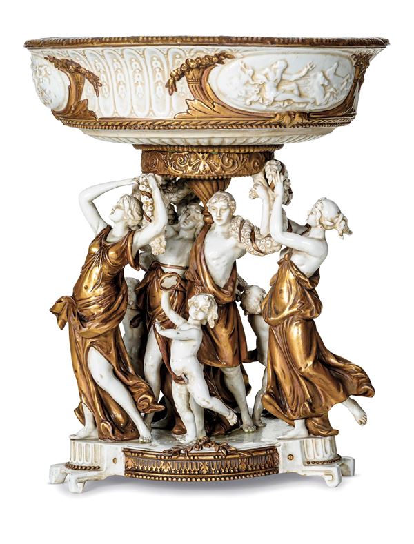 Composizione centrotavola Probabilmente Turingia, XX secolo 