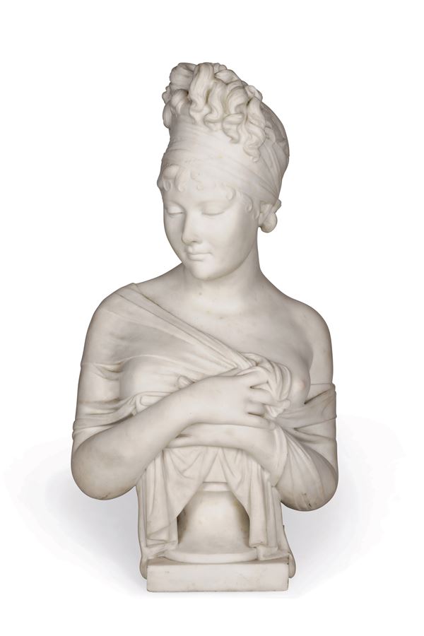 Busto di Juliette Récamier. Da Joseph Chinard