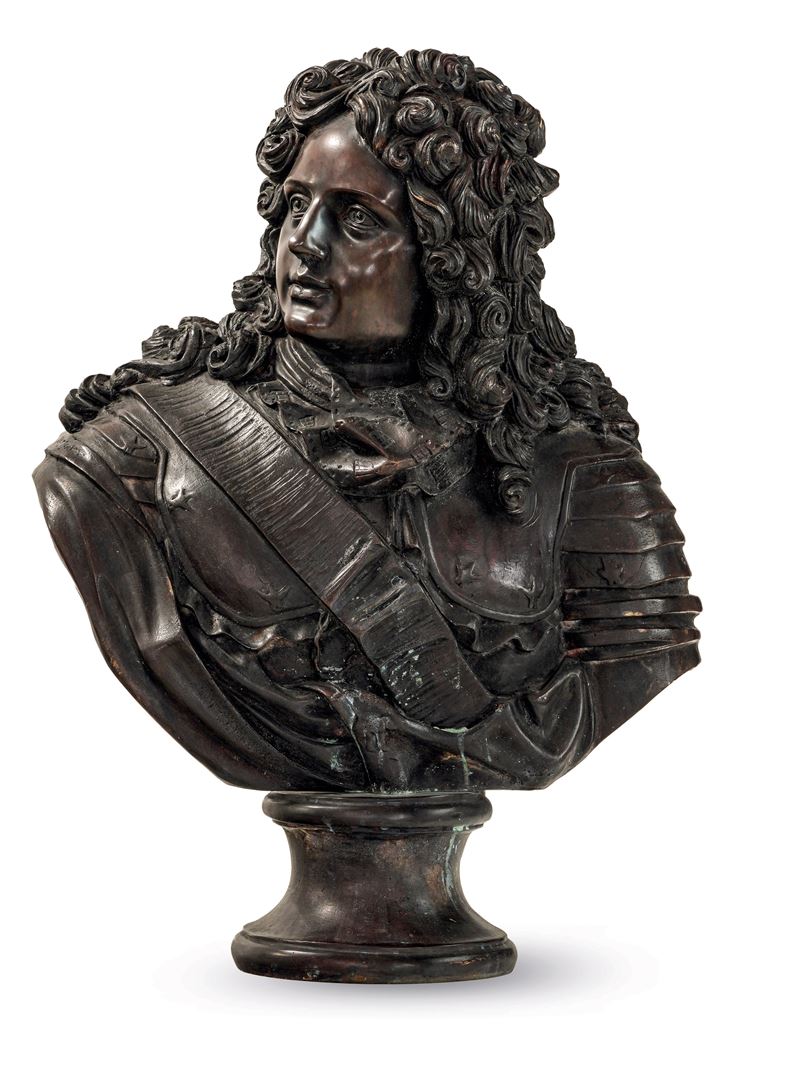 Busto di Luigi XIV. Fonditore francese del XIX secolo  - Auction Six Centuries of Arts and Furnitures - III - Cambi Casa d'Aste