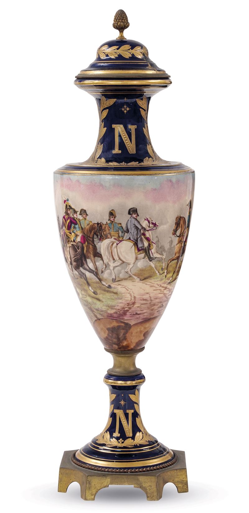 Vaso con scene Napoleoniche Francia, 1900 circa   - Auction Six Centuries of Arts and Furnitures - III - Cambi Casa d'Aste
