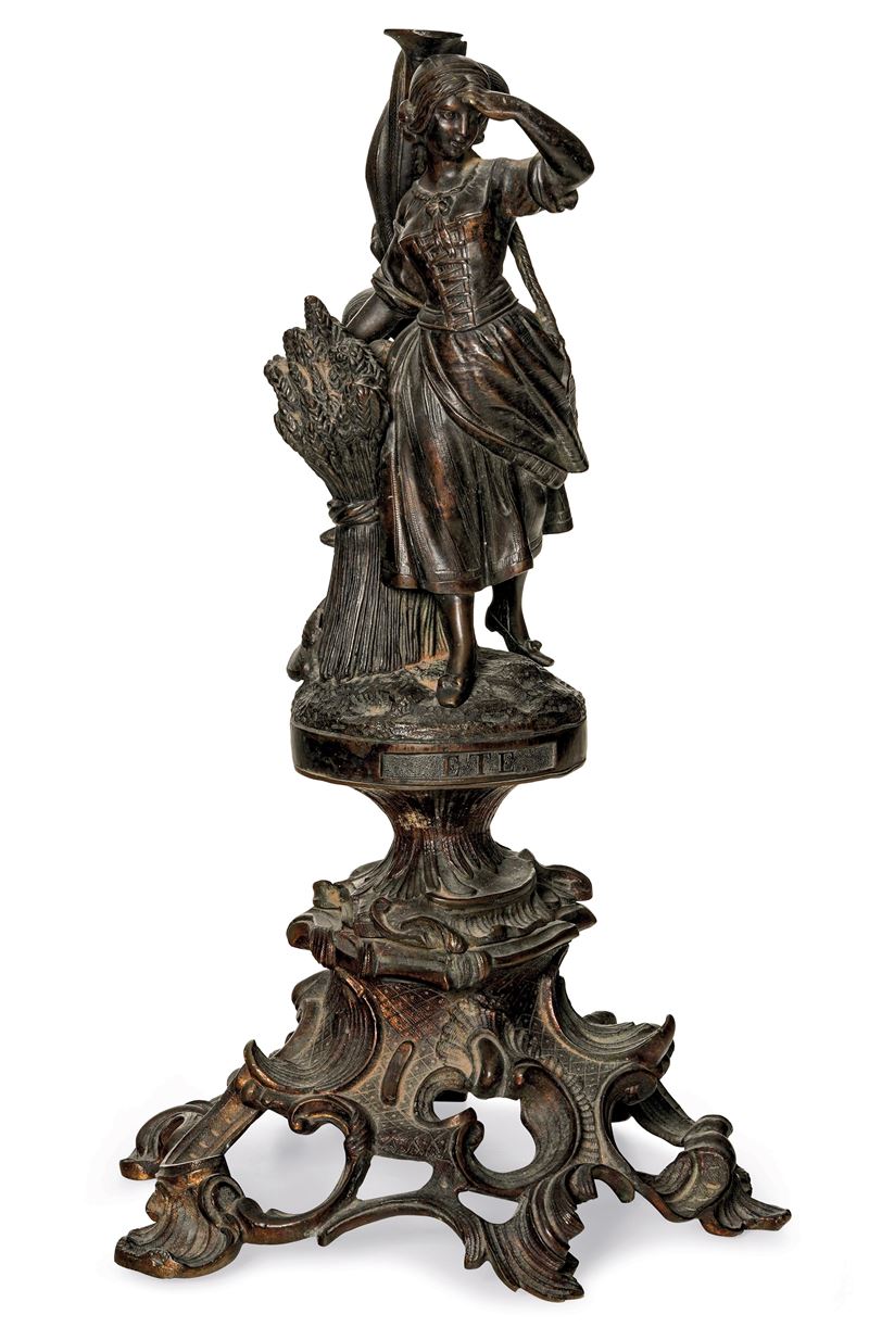 Allegoria dell'Estate. Fonditore Liberty francese  - Auction Six Centuries of Arts and Furnitures - III - Cambi Casa d'Aste