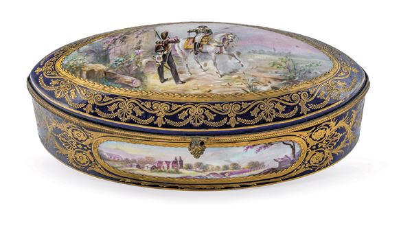 Cofanetto con scena napoleonica Francia, seconda metà del XIX secolo 