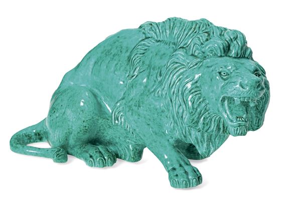 Figura di leone Torino, Manifattura Preciosa, XX secolo 