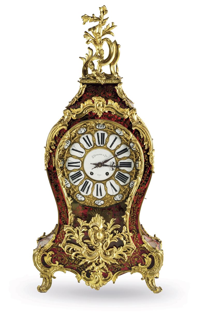 Pendola in stile Boulle. XIX secolo  - Auction Six Centuries of Arts and Furnitures - III - Cambi Casa d'Aste