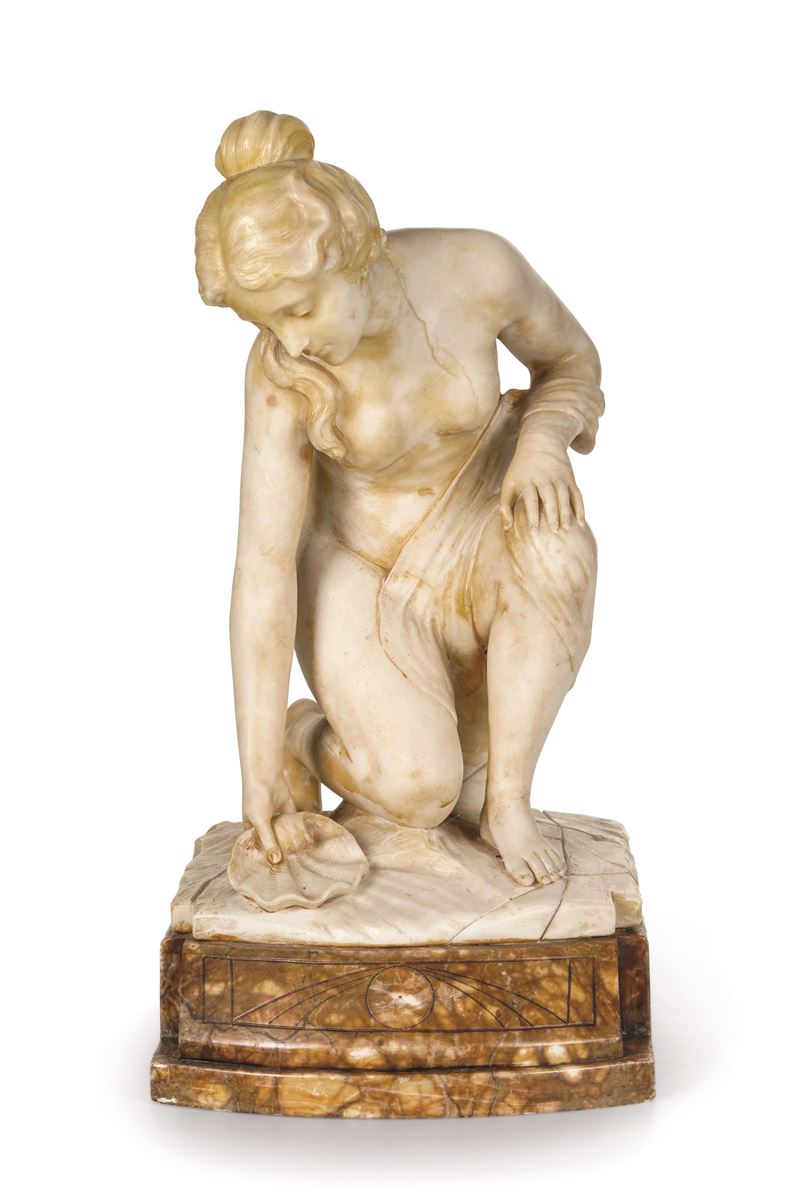 Venere con conchiglia. Scultore del XX secolo  - Asta Sei Secoli di Arti e Arredi - III - Cambi Casa d'Aste