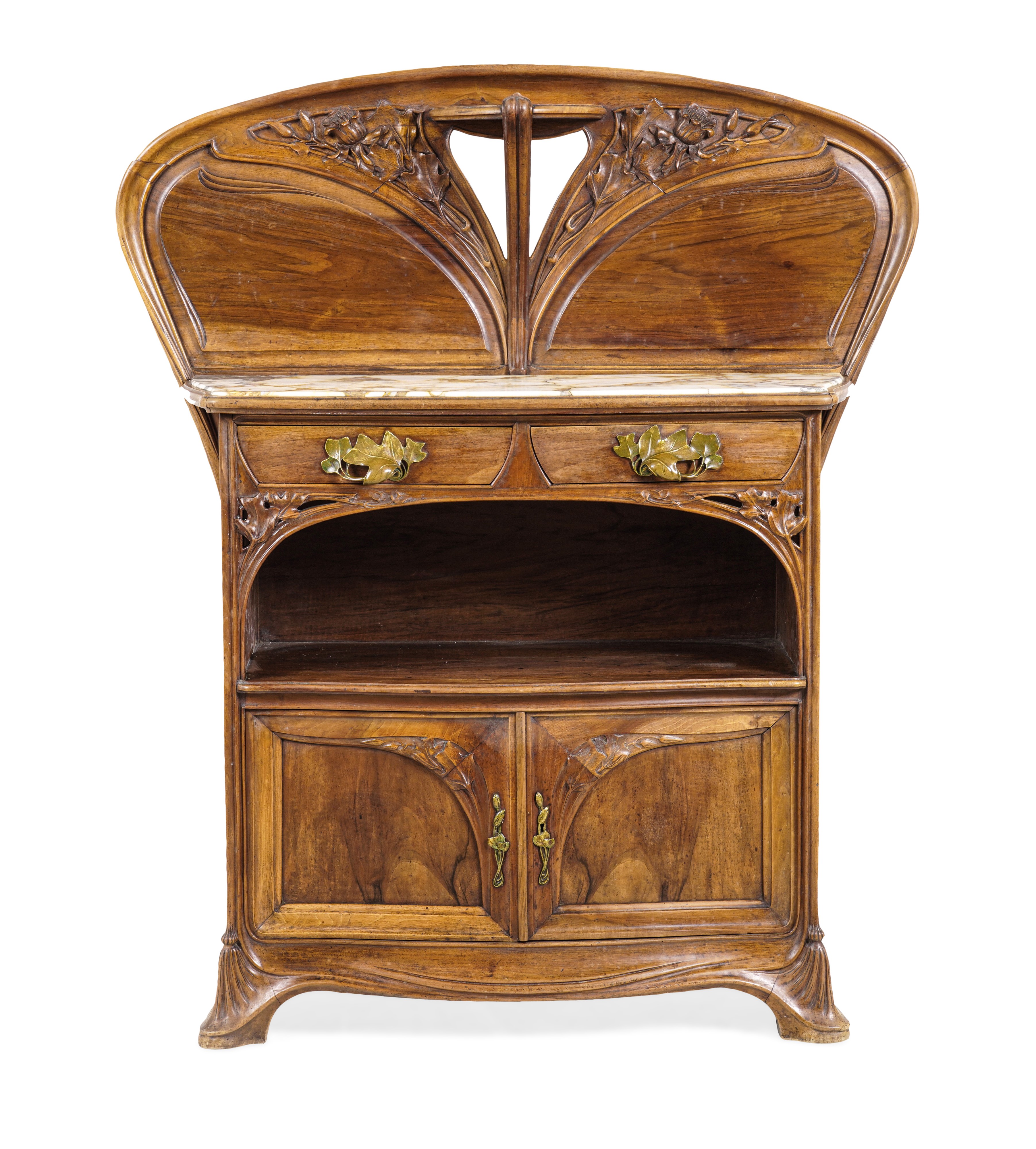 Camille Gauthier - Francia 1900 Ca Credenza e Grande Vetrina Liberty