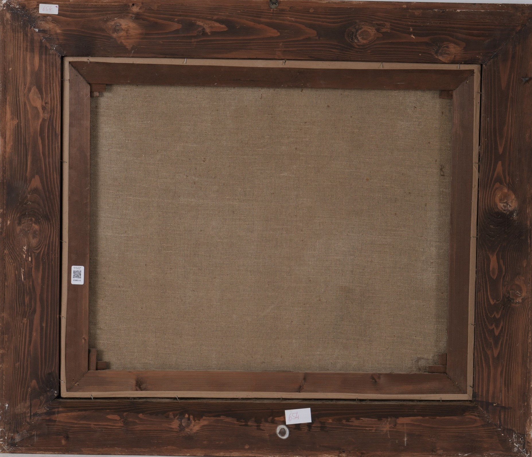 Pannello Dipinto in Policromia. XIX Secolo