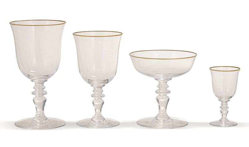 Servizio di bicchieri Baccarat  - Asta Sei Secoli di Arti e Arredi - III - Cambi Casa d'Aste