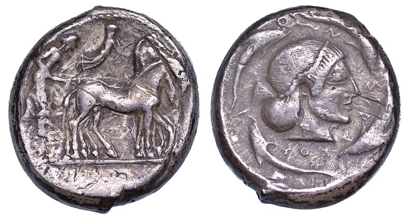 SICILIA - SIRACUSA. Tetradracma, 485-478 a.C.  - Auction Numismatics - Cambi Casa d'Aste