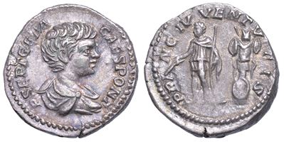 Geta (cesare), 198-209. Denario, Anni 200-202.
