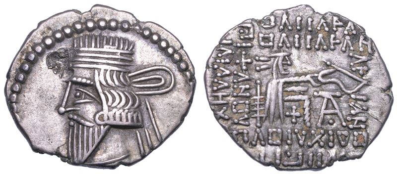 PARTHIA - ARSACIDI. MITHRADATES II, 123-88 a.C. Dracma. Dracma. Seleucia.  - Auction Numismatics - Cambi Casa d'Aste