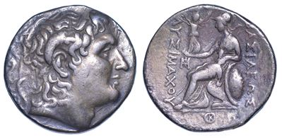 Regno di Tracia. Lisimaco, 323-281 a.C. Tetradracma.