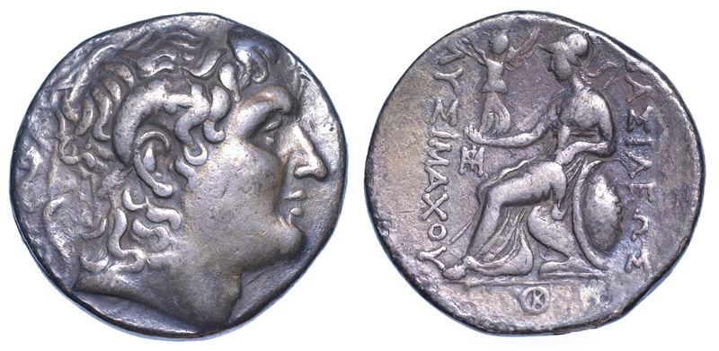 REGNO DI TRACIA. LISIMACO, 323-281 a.C. Tetradracma.  - Auction Numismatics - Cambi Casa d'Aste