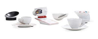 Cinque Tazze Artistiche Germania, Manifattura Rosenthal, Ultimo Quarto del XX Secolo