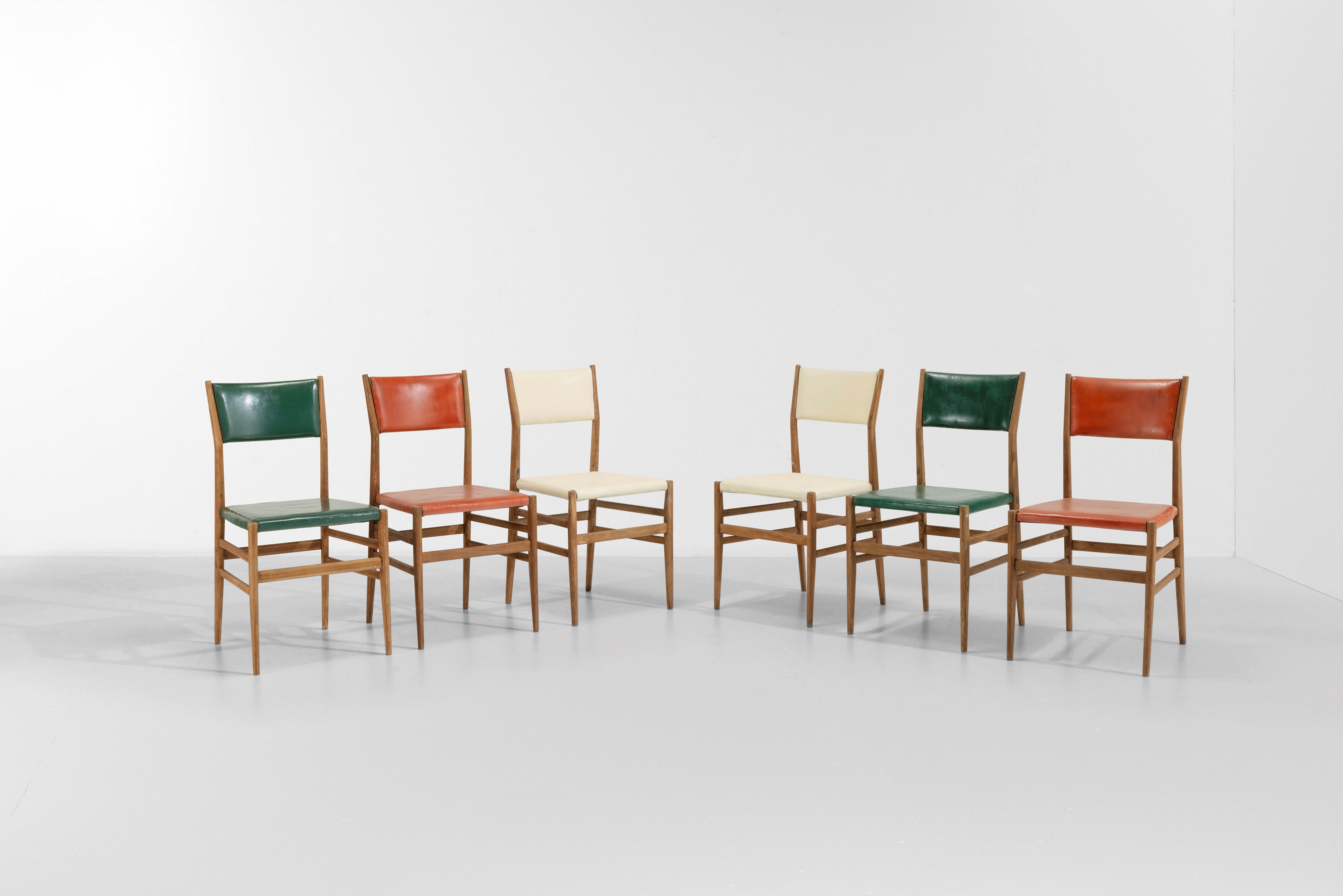 Gio Ponti - Sei Sedie Mod. Leggera.