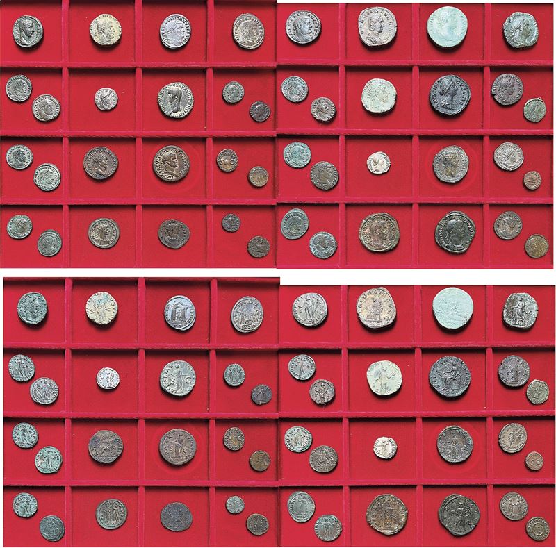 IMPERO ROMANO. Lotto di 44 monete.  - Auction Numismatics - Cambi Casa d'Aste