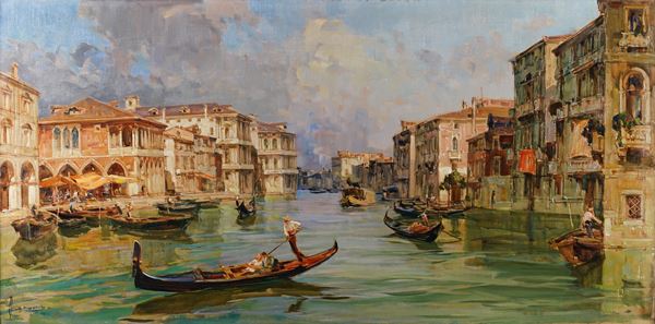 Angelo Brombo - Canal Grande - Pescheria, Venezia