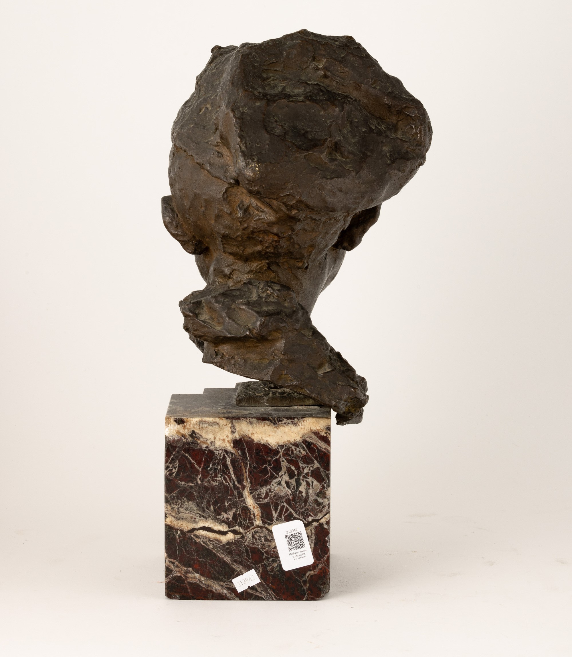 Medardo Rosso - Biricchino, scultura in bronzo su base in marmo