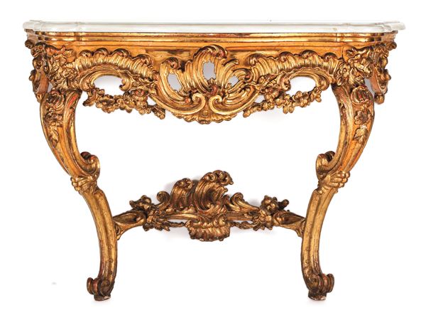 Consolle a goccia. XVIII-XIX secolo