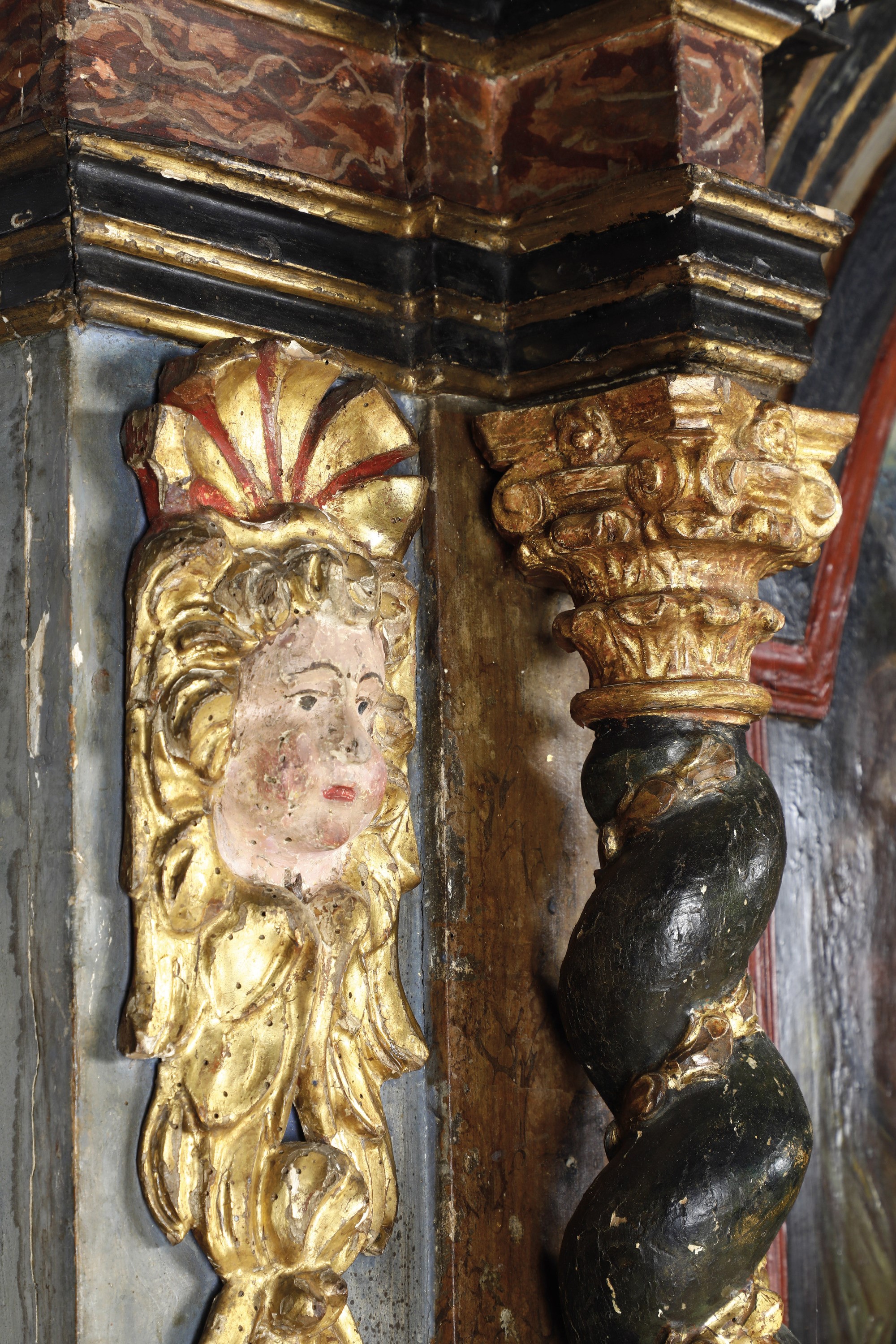 Grande Armoire Barocco. Probabilmente Germania, XVII-XVIII Secolo