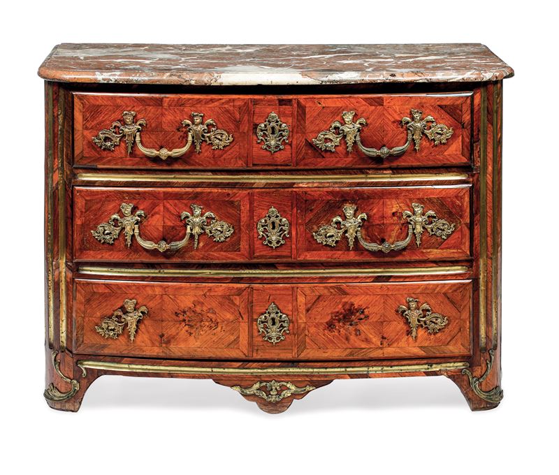 Commode lastronata. Francia, XVIII secolo  - Auction Six Centuries of Arts and Furnitures - III - Cambi Casa d'Aste