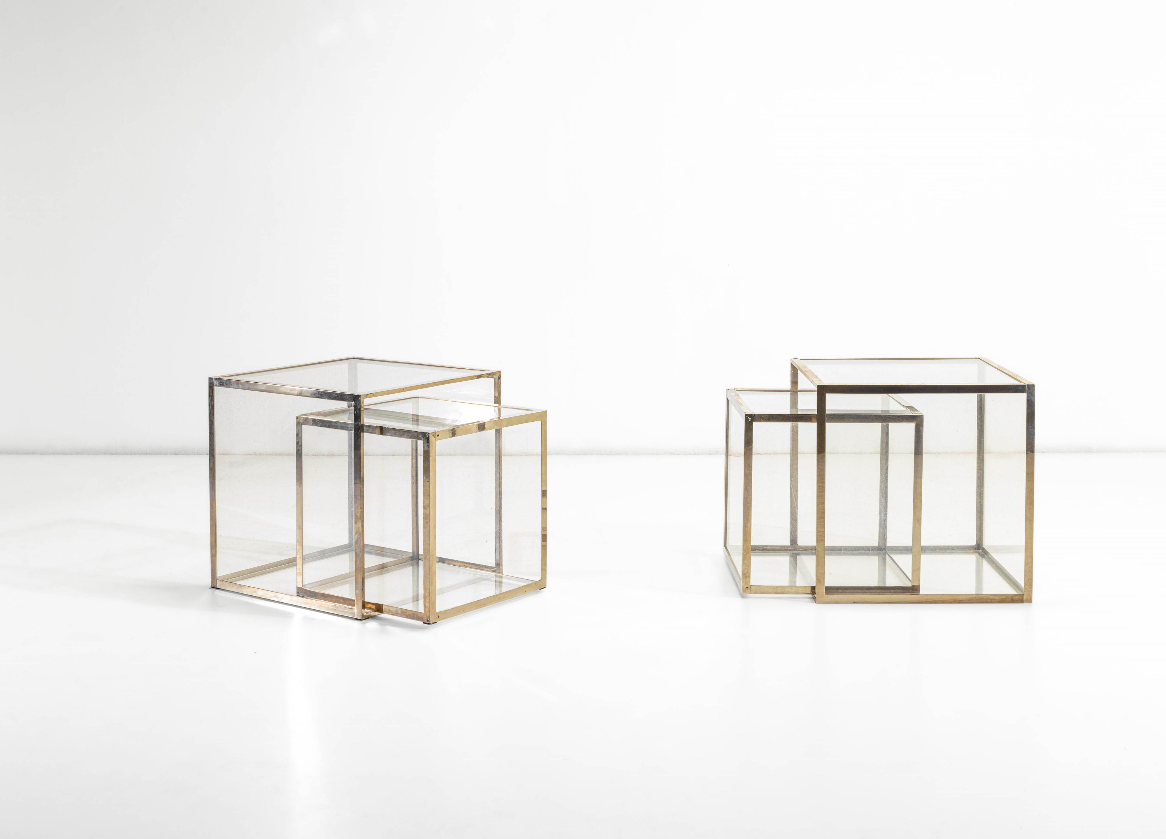 Gabriella Crespi - Set di Quattro Tavoli Bassi Componibili.