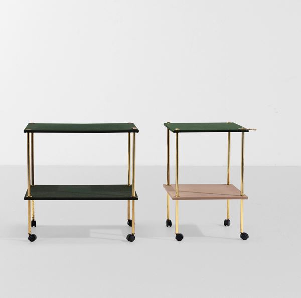 Luigi Caccia Dominioni - Due carrelli portavivande mod. T9