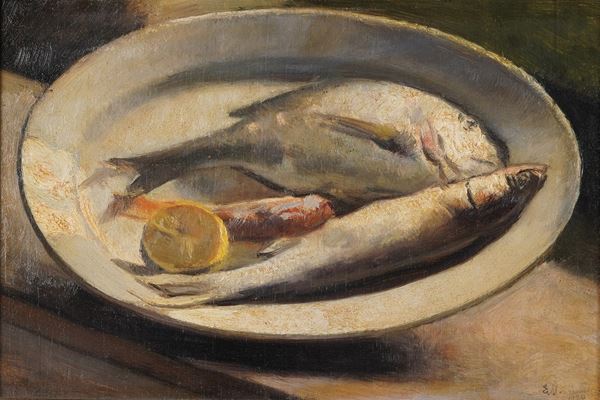 Natura morta con pesci