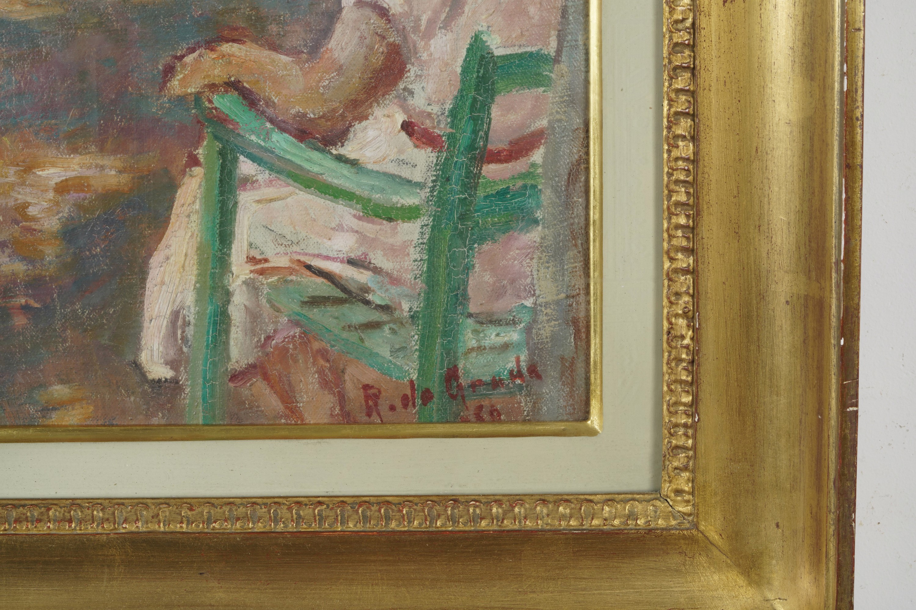 Raffaele De Grada - Giardino con Figura