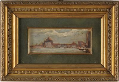 Pittore del XIX Secolo Veduta di Venezia