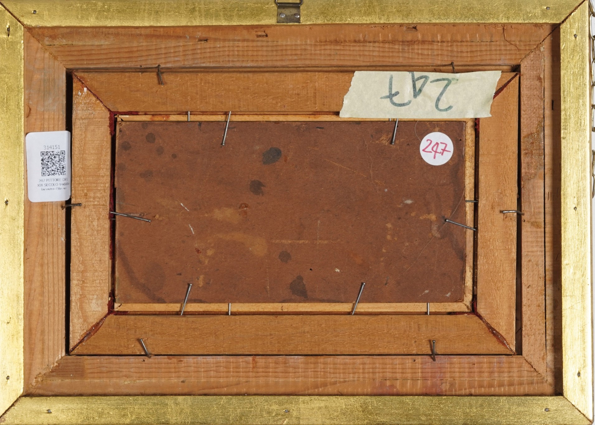Pittore del XIX Secolo Veduta Lacustre
