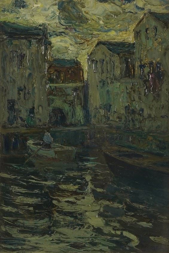 Vecchie case dal porto