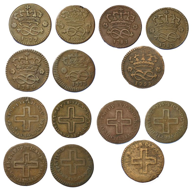 REGNO DI SARDEGNA. Lotto sette monete.  - Auction Numismatics - Cambi Casa d'Aste