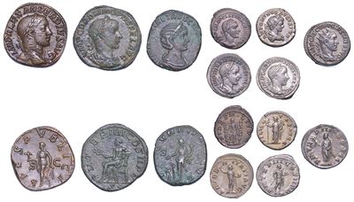 Impero Romano. Lotto di Otto Monete.