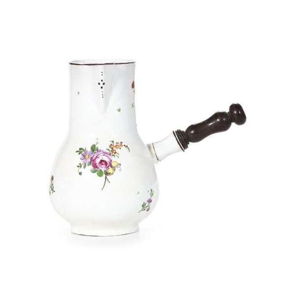 Cioccolatiera Torino, Manifattura di Vinovo, periodo Hannong, 1776-1779